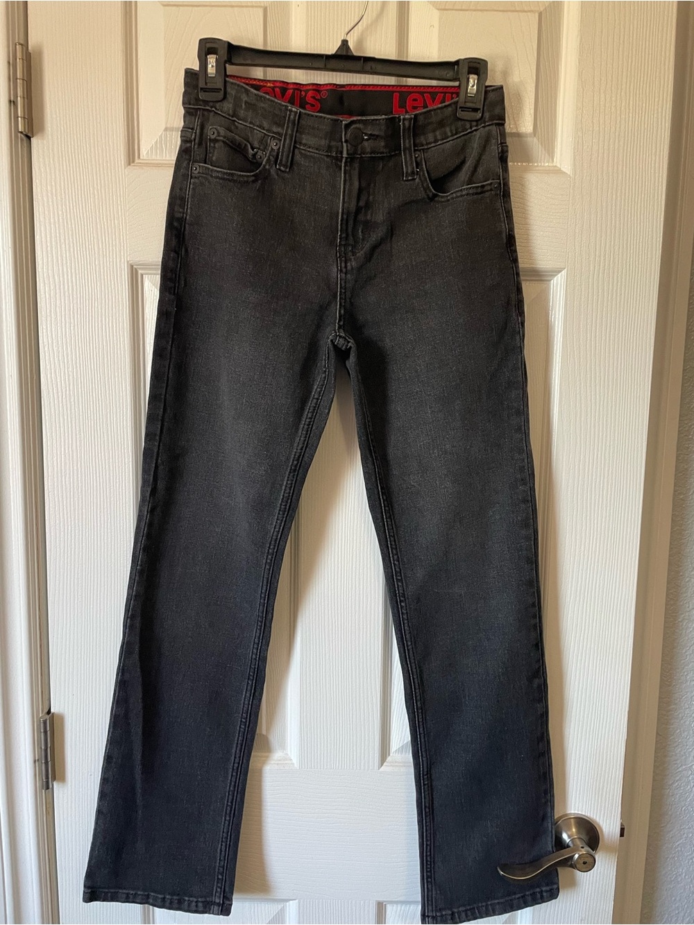Levi's Boy’s Black Straight-Leg Jeans